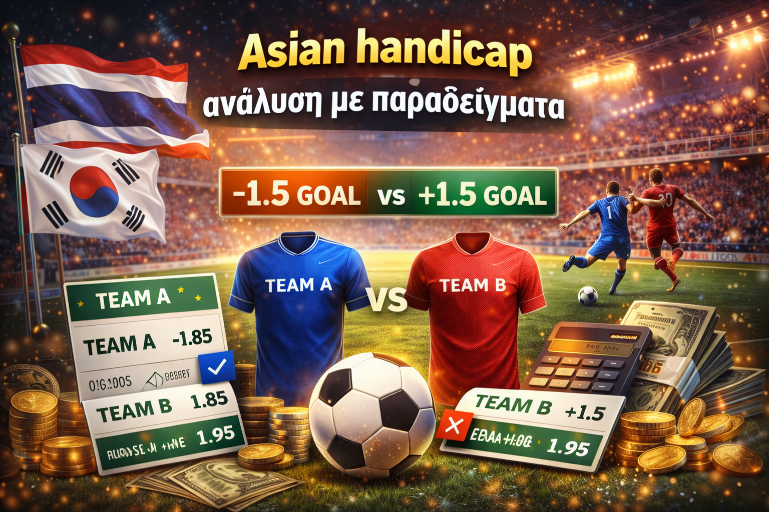 Asian Handicap: Αναλυτικός Οδηγός με Παραδείγματα και Στρατηγικές